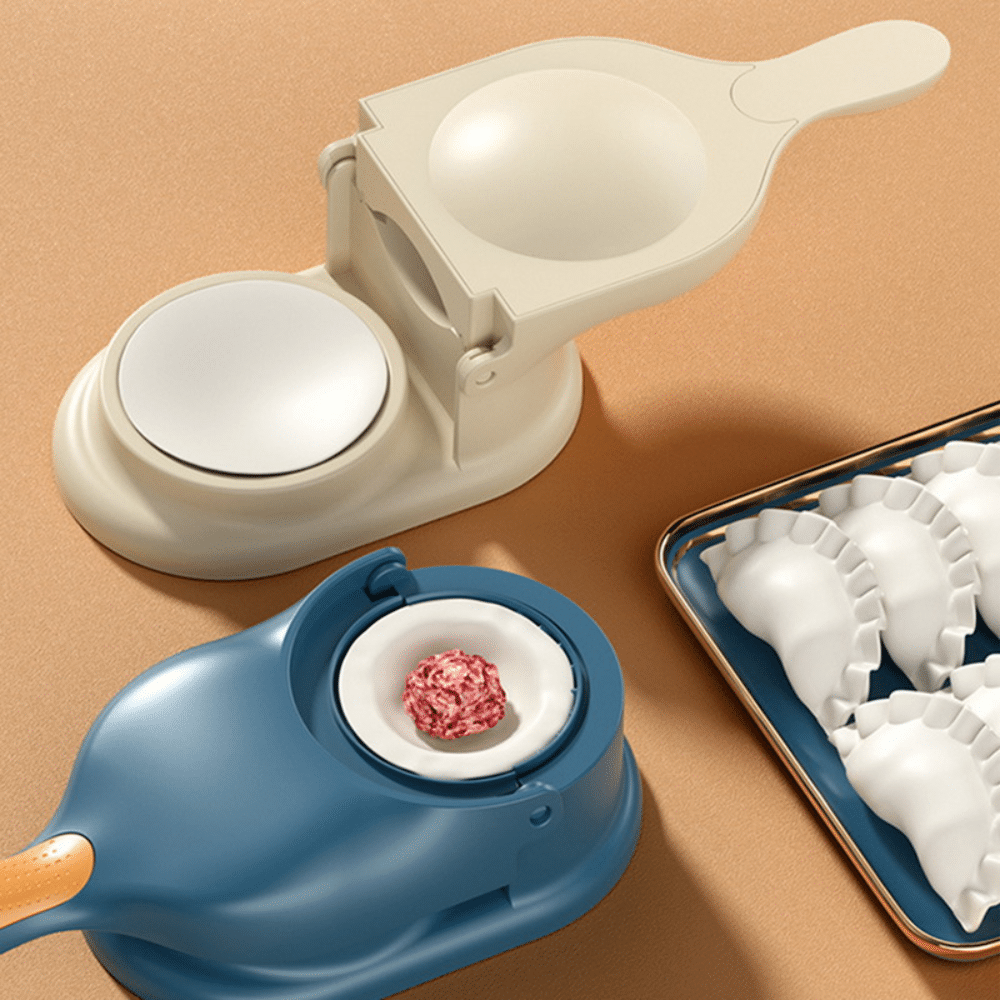 2-in-1 Dumpling Wrapper Tool Food Grade Manual Dumpling Wrapper Mold Labor-saving Baking Pastry Home Kitchen Gadget (random Color) (Size L) - Image 2