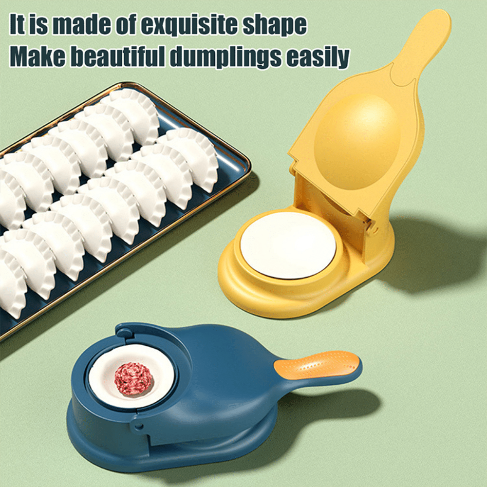 2-in-1 Dumpling Wrapper Tool Food Grade Manual Dumpling Wrapper Mold Labor-saving Baking Pastry Home Kitchen Gadget (random Color) (Size L) - Image 3