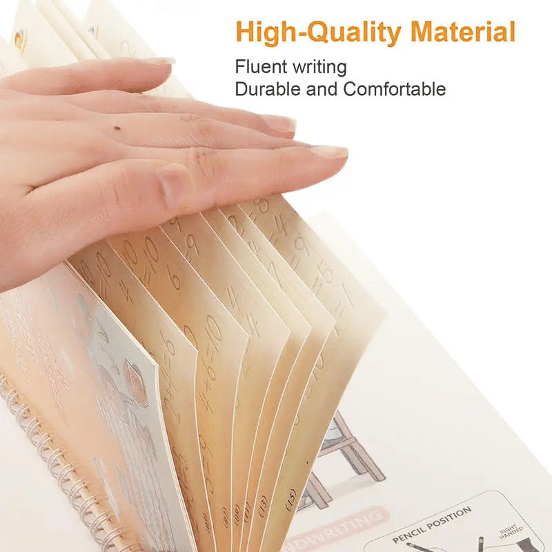 Kids Reusable Practice Copybook Handwiriting Workbook-Reusable Writing Practice Book Educational Toys for Boys Girls Gift - Image 5